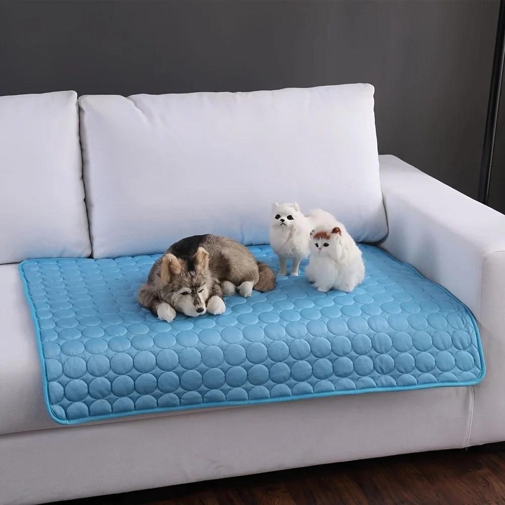 Dog Cooling Mat – Gel Ice Pad for Small & Large Pets