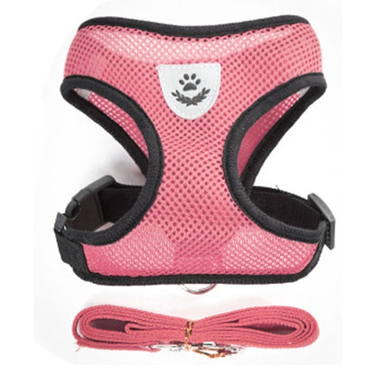 Breathable Mesh Harness & Leash