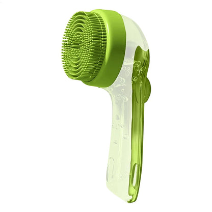 Silicone Bath Brush with Shampoo Dispenser