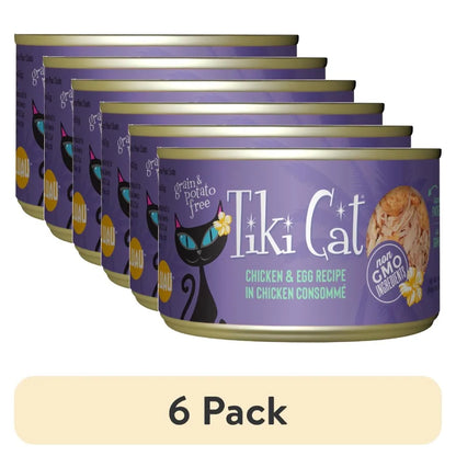 Tiki Cat Luau Chicken & Egg Wet Food (6-Pack)