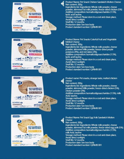 Freeze-Dried Cheese Bites for Cats & Dogs