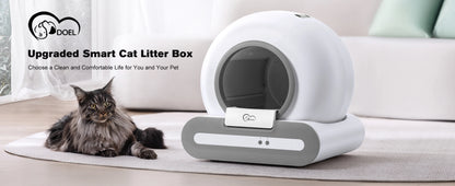 DOEL 65L Smart Self-Cleaning Litter Box