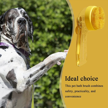 Silicone Bath Brush with Shampoo Dispenser
