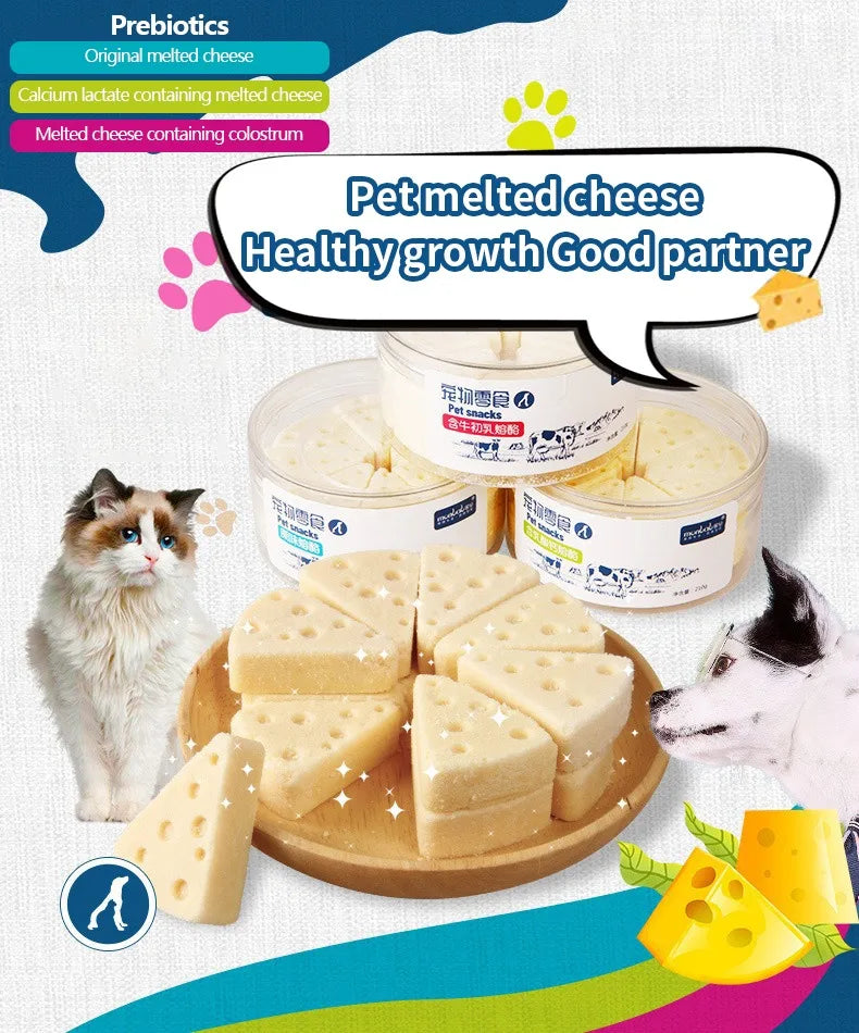 Freeze-Dried Cheese Bites for Cats & Dogs