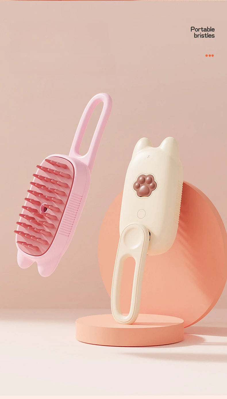 3-in-1 Electric Steam Grooming Brush