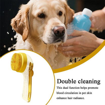 Silicone Bath Brush with Shampoo Dispenser