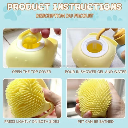 Silicone Bath & Massage Brush