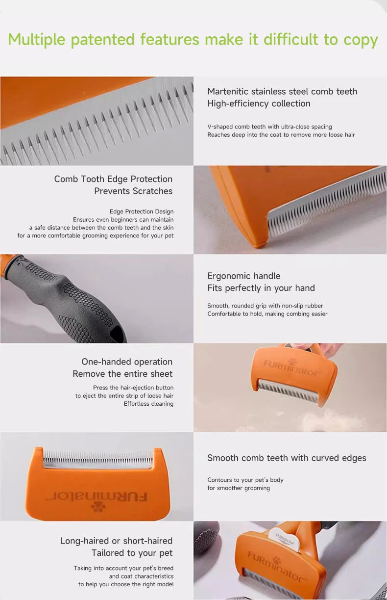 HOOPET Pet Deshedding Brush