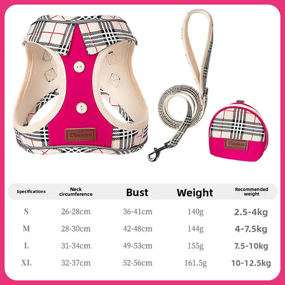British-Style Dog Harness Set (3-Piece)