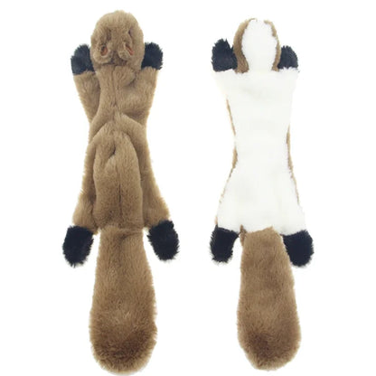 No-Stuffing Squeaky Crinkle Dog Toy