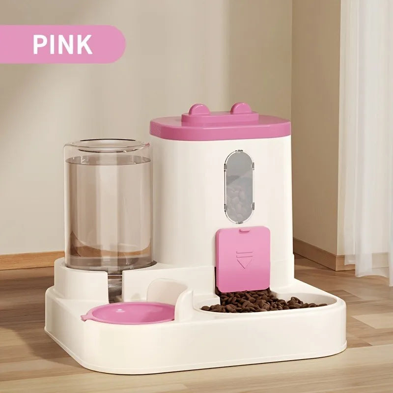 2-in-1 Cat Food and Water Dispenser