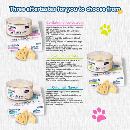 Freeze-Dried Cheese Bites for Cats & Dogs