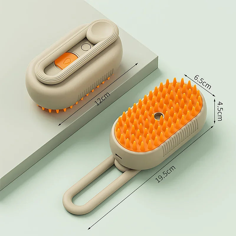 3-in-1 Electric Steam Grooming Brush