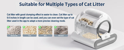 DOEL 65L Smart Self-Cleaning Litter Box