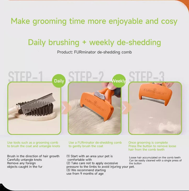 HOOPET Pet Deshedding Brush