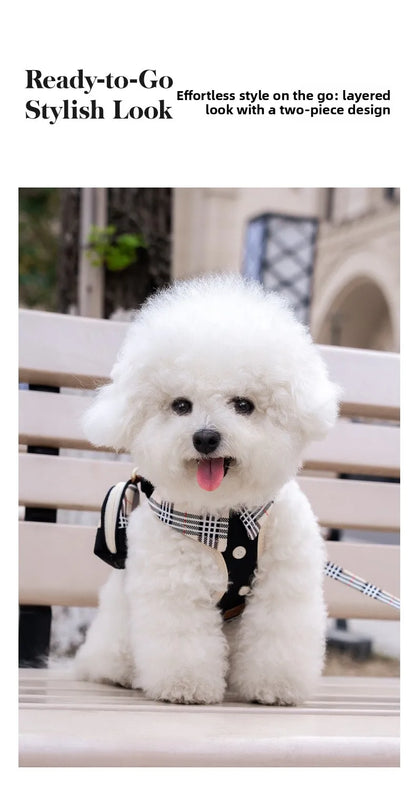 British-Style Dog Harness Set (3-Piece)