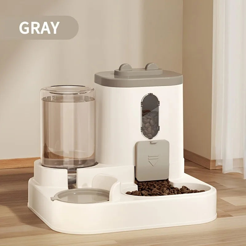2-in-1 Cat Food and Water Dispenser